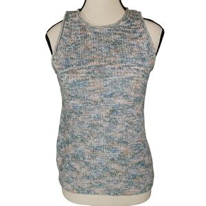 LOFT Multicolour Marled Knit Tank Top Sleeveless Size S